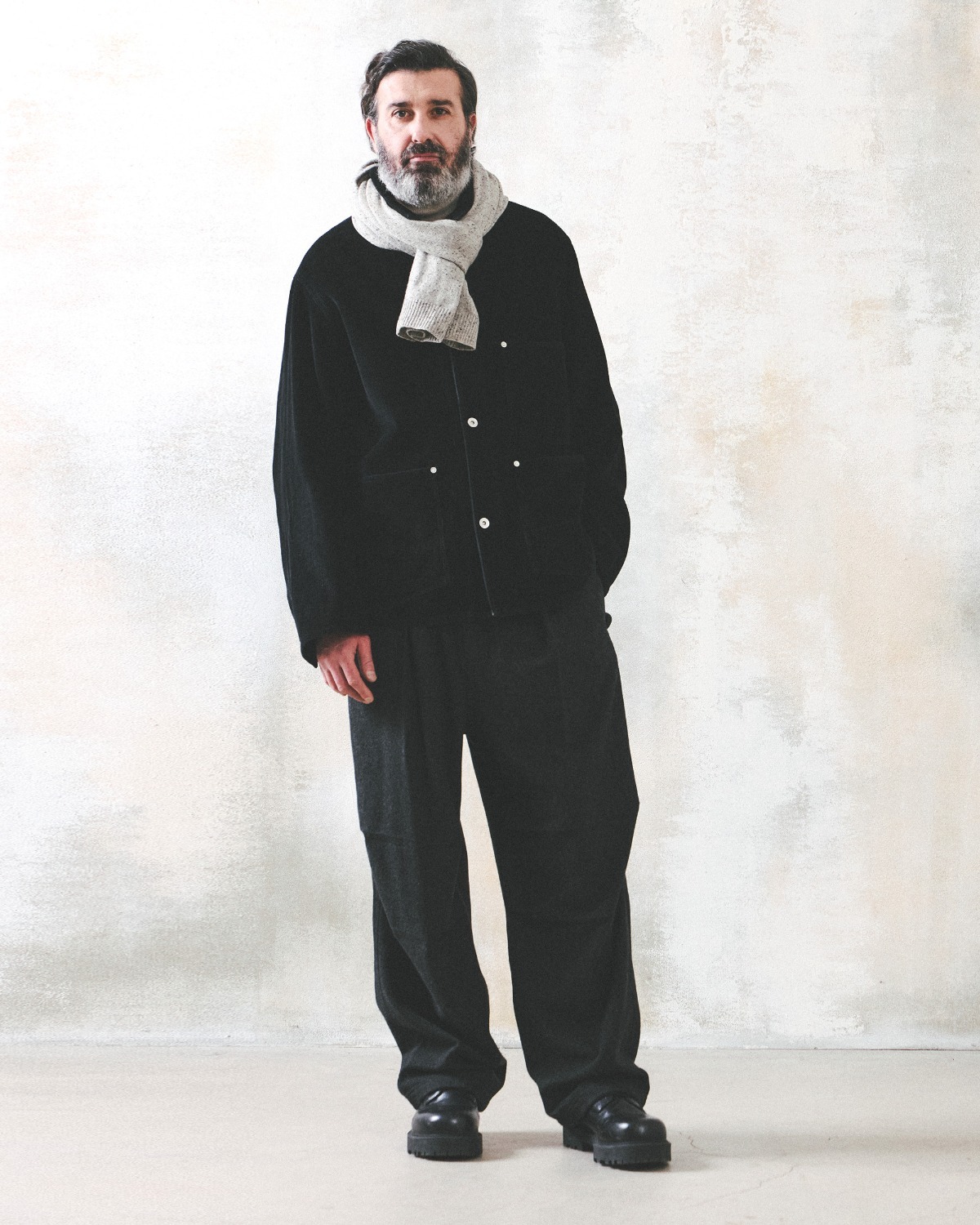 Eastlogue RAILMAN WORK JACKET / BLACK CORDUROY