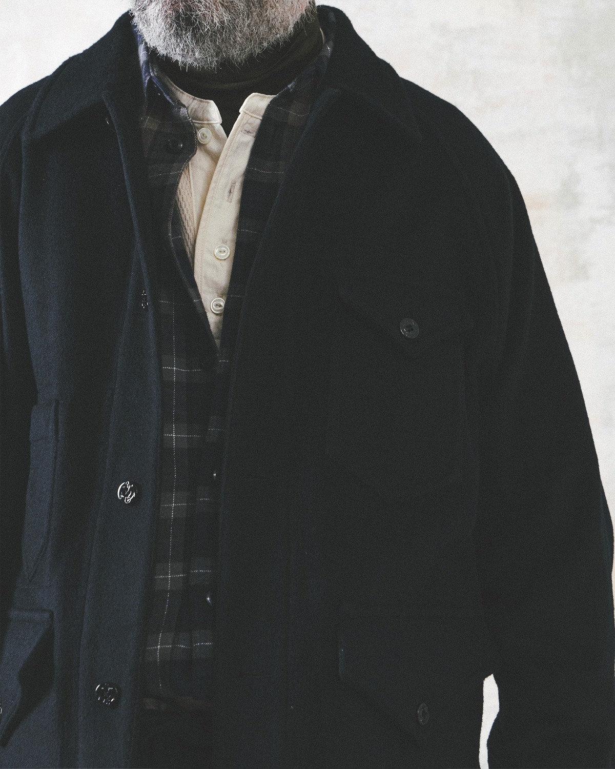 Eastlogue TREASURE JACKET / D.NAVY WOOL