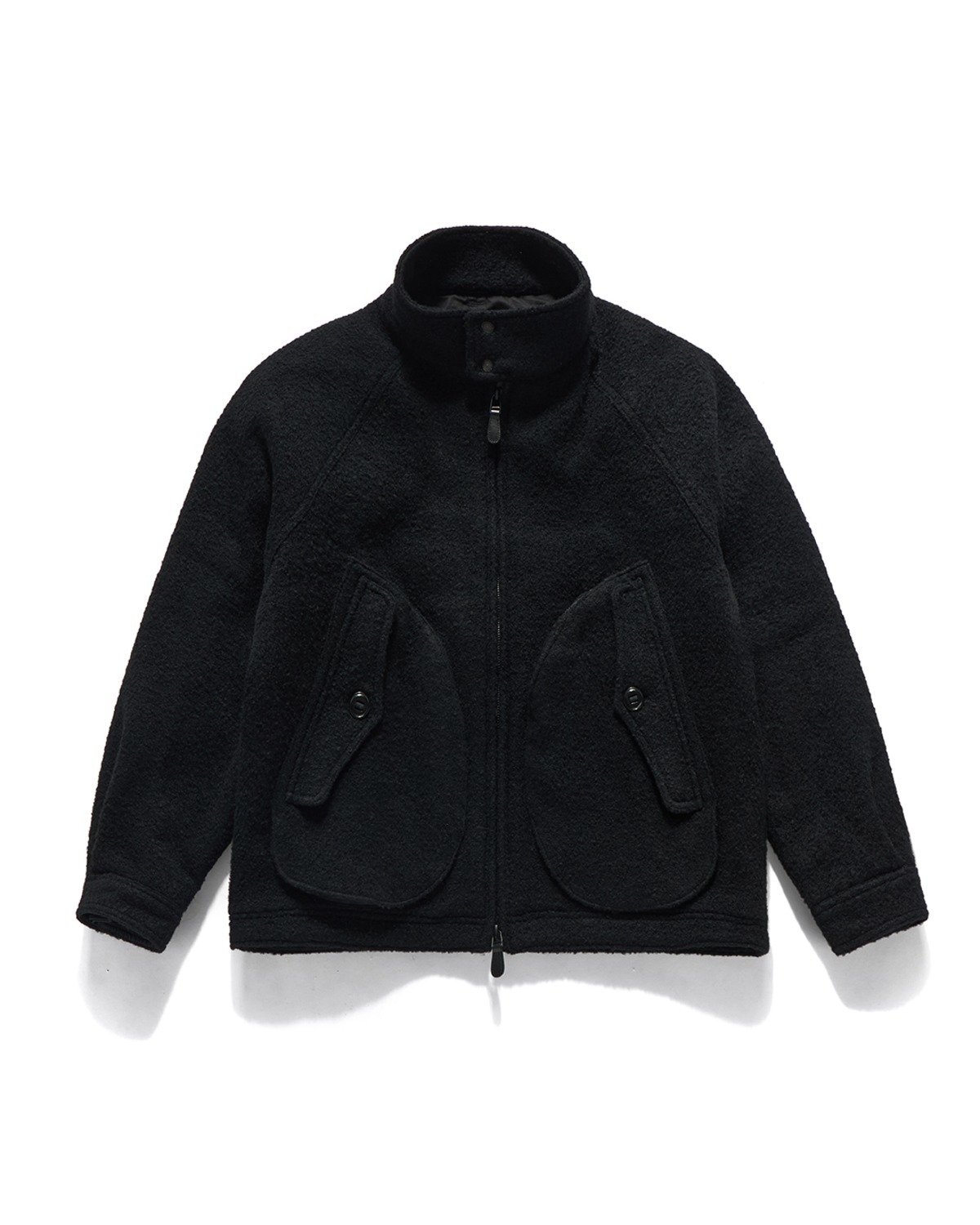 BREEZE HARRINGTON JUMPER / ASHED BLACK