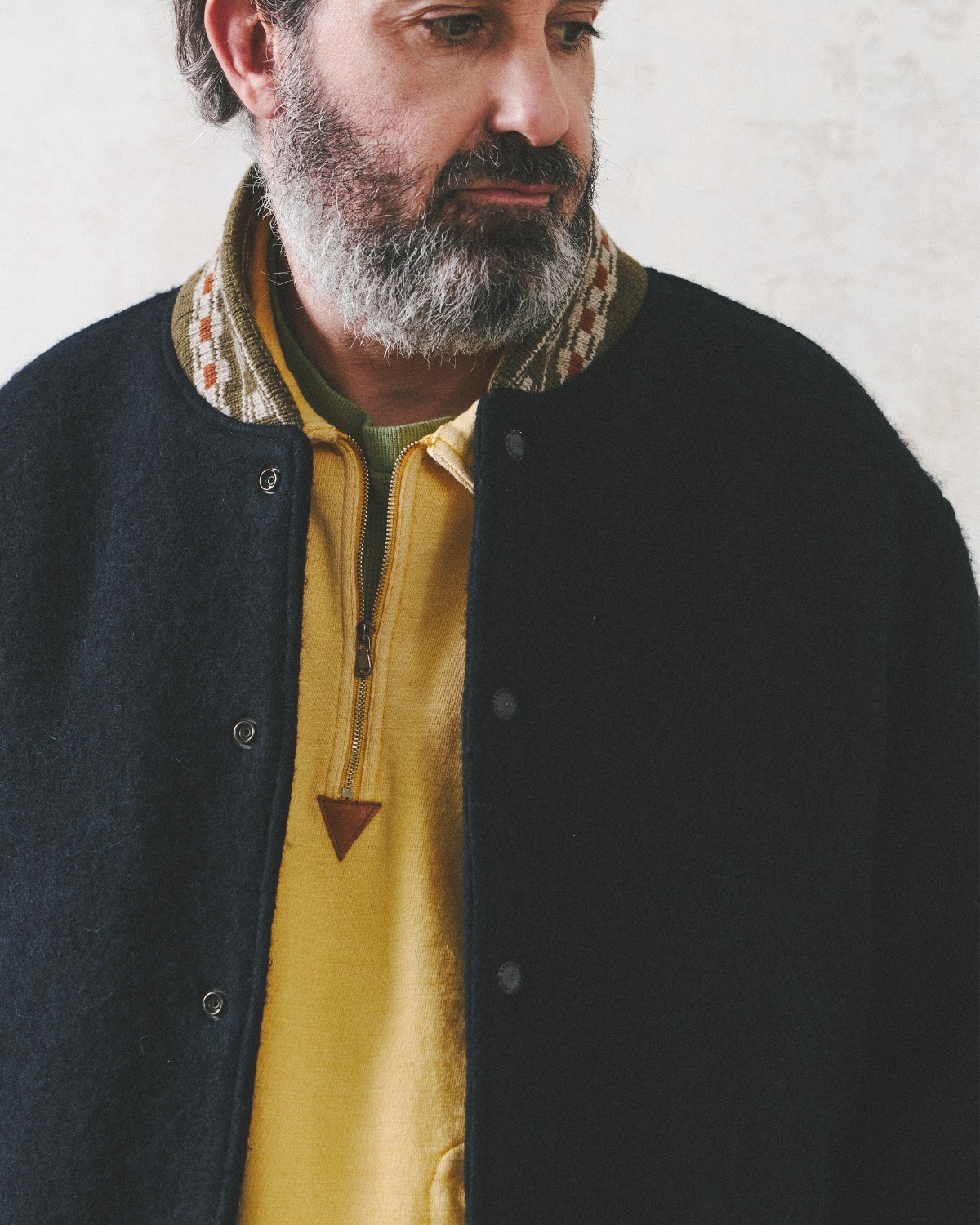 TEDDY BLOUSON JUMPER / NAVY