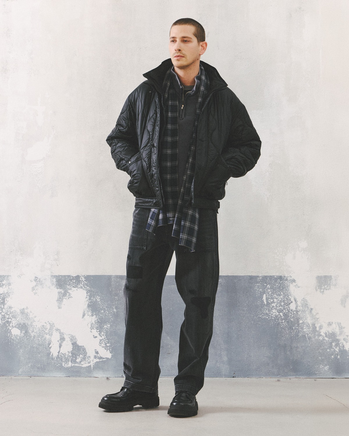 HIKER JUMPER / QUILTED BLACK