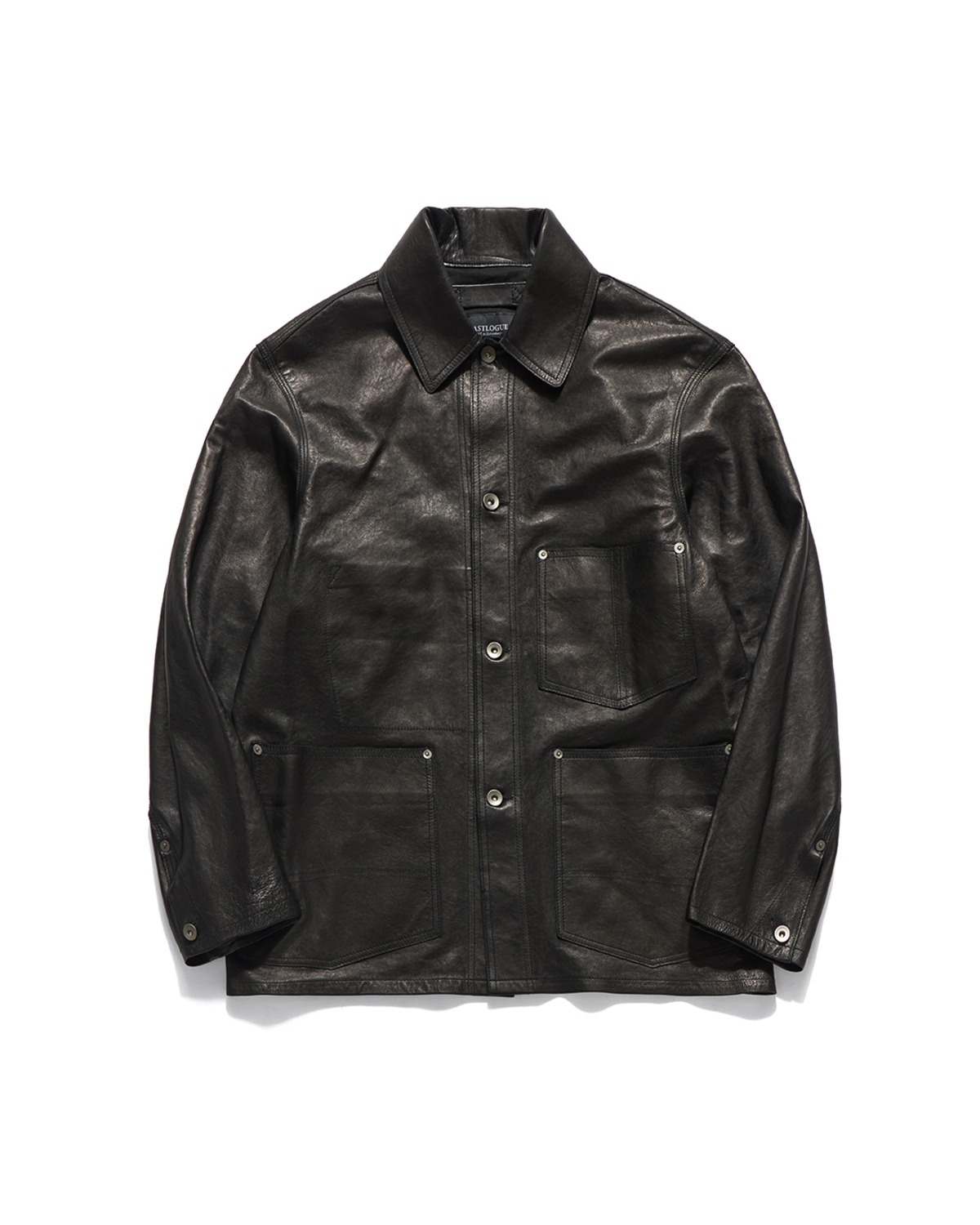 RAILMAN WORK LEATHER JACKET / BLACK