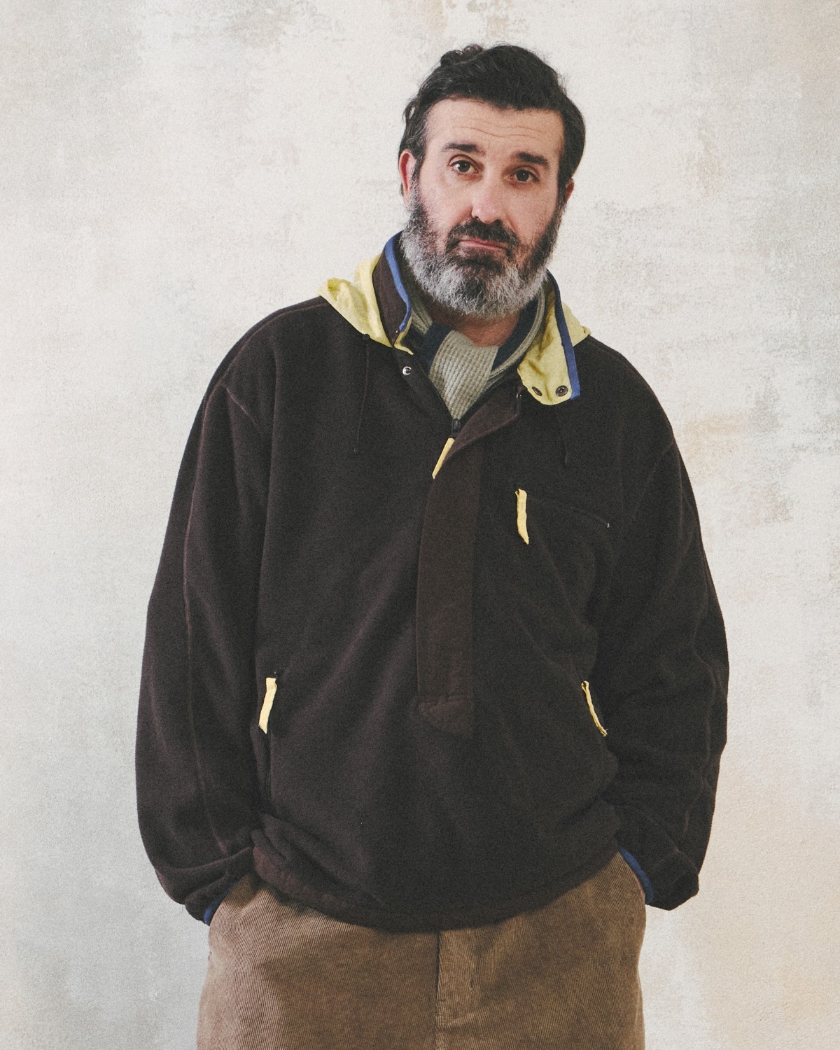 SUMMIT ANORAK PARKA / BROWN FLEECE