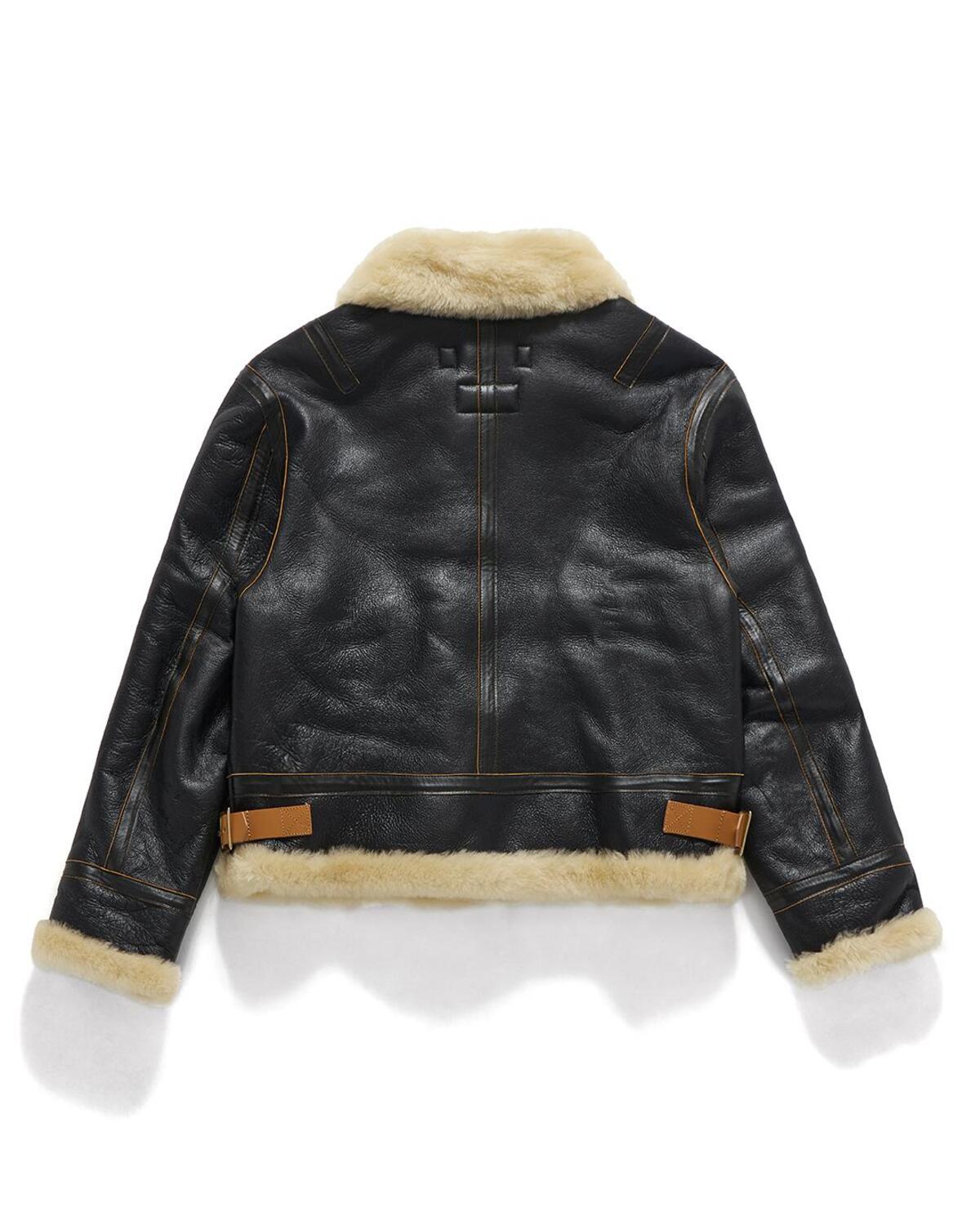 WOMAN) AIRBORNE MOUTON SHORT JACKET / BLACK | EASTLOGUE