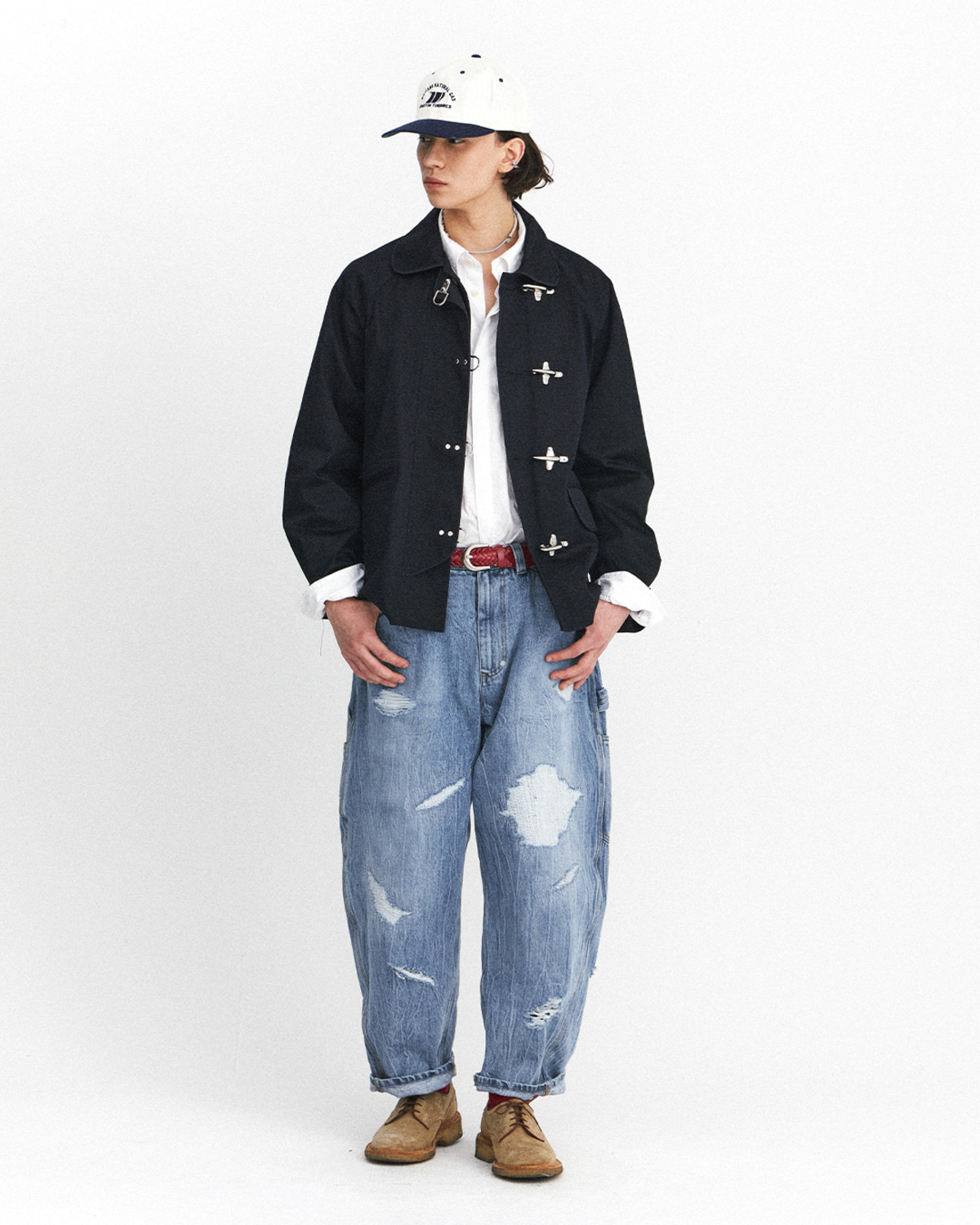 FIREMAN JACKET / D.NAVY - EASTLOGUE