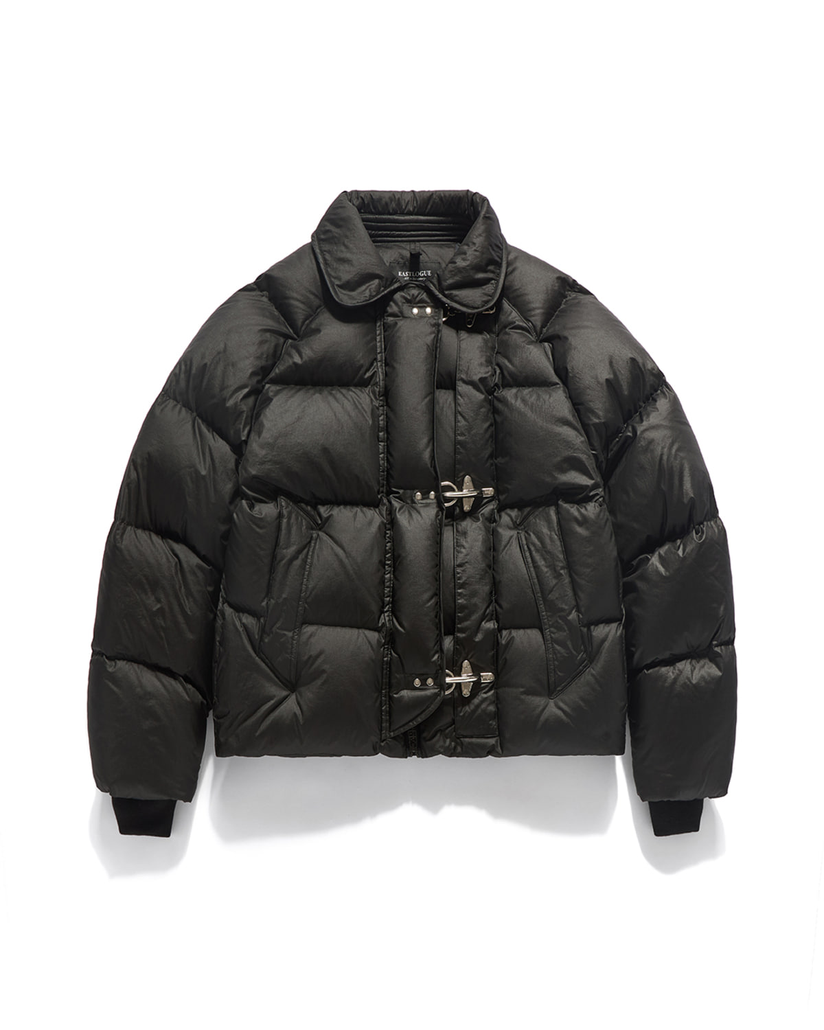 WOMAN) FIREMAN SHORT DOWN JACKET / BLACK - EASTLOGUE