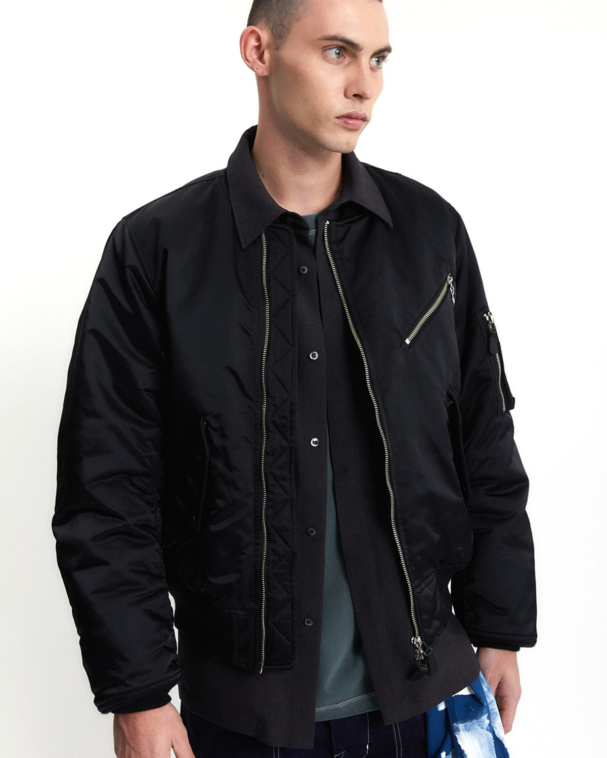 FLIGHT MA-1 JUMPER / BLACK - EASTLOGUE