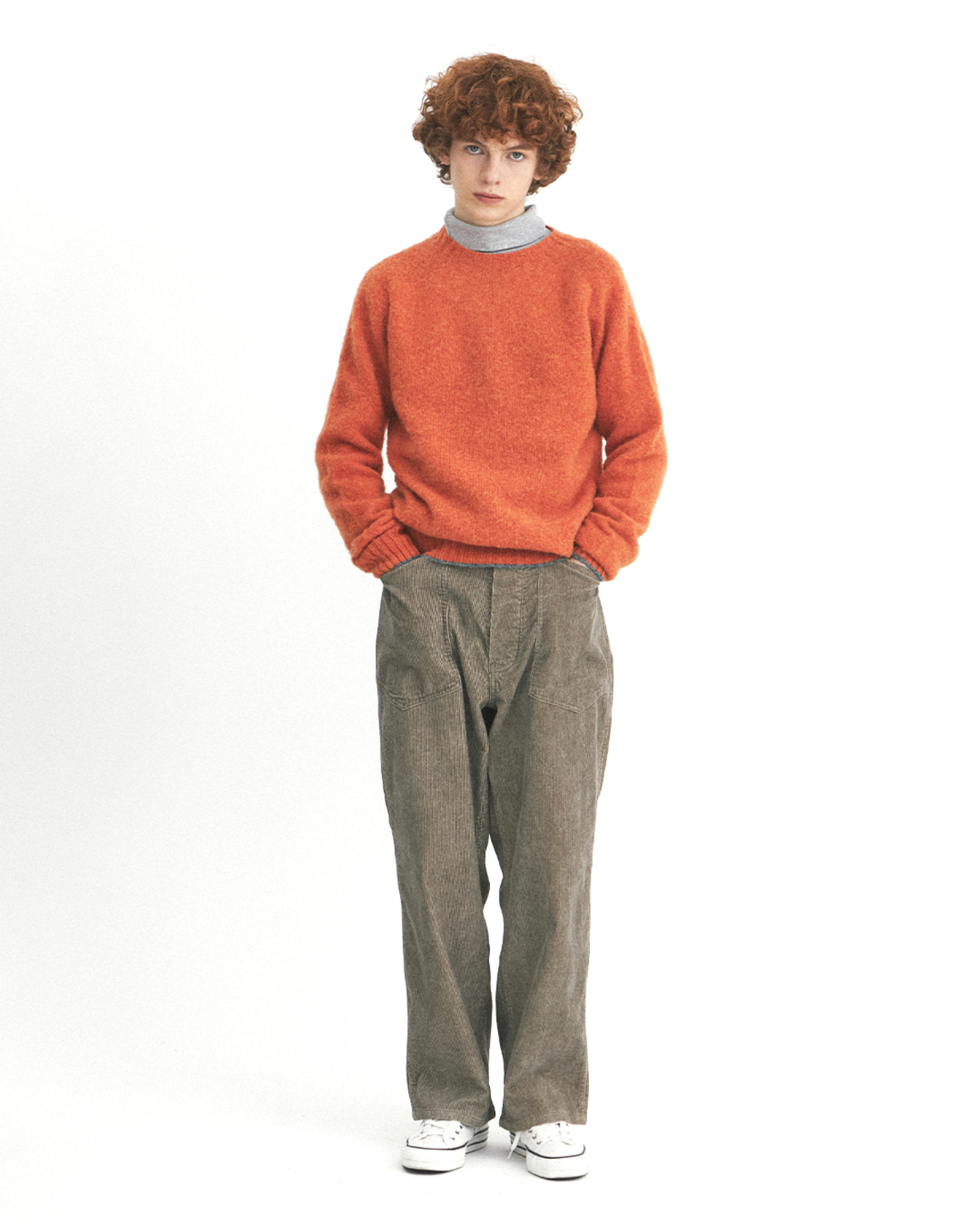 SHAGGY DOG CREWNECK SWEATER / JAFFA - EASTLOGUE SHAGGY DOG CREWNECK SWEATER / JAFFA - EASTLOGUE