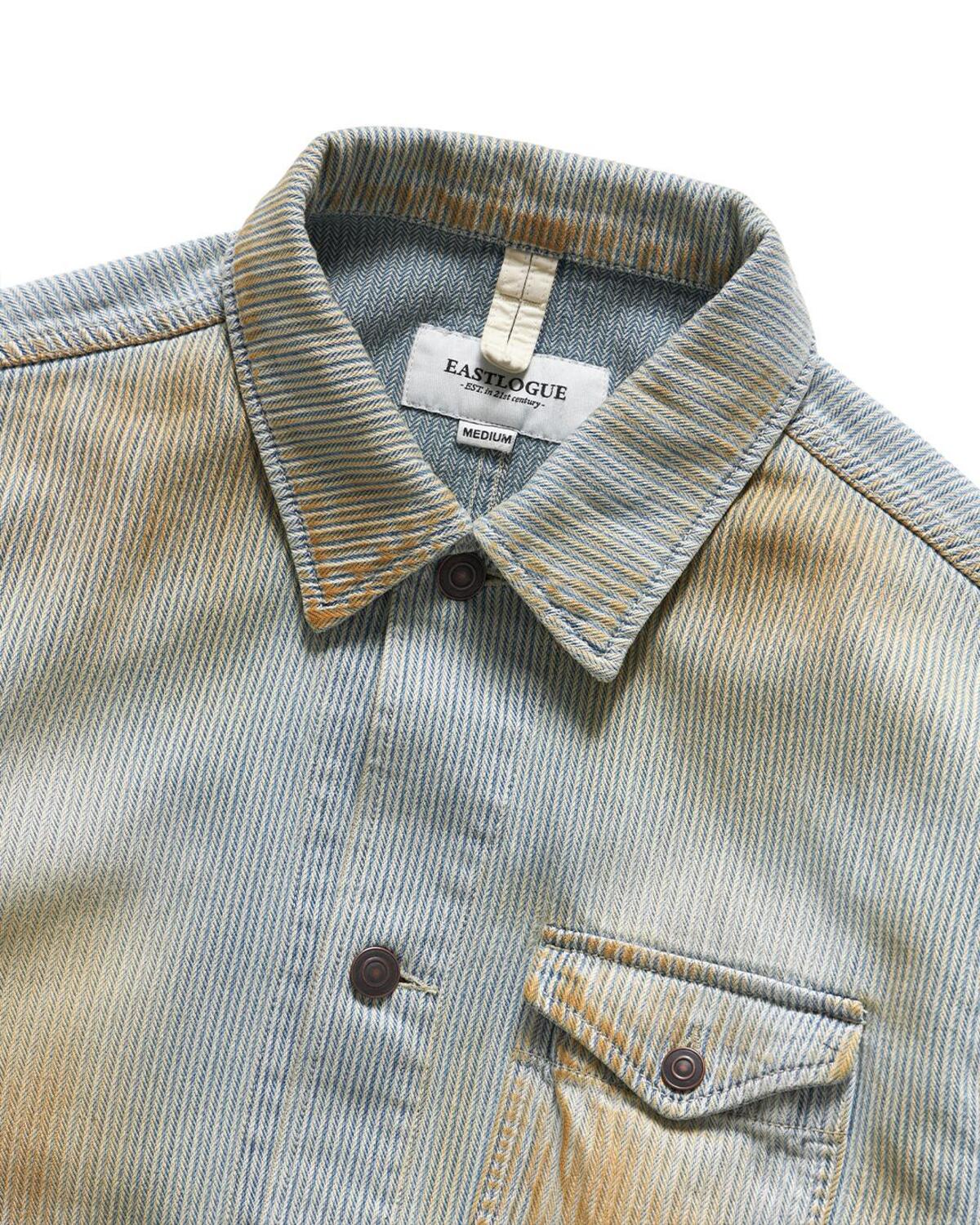 TRAPPER JACKET / HICKORY STRIPE - EASTLOGUE