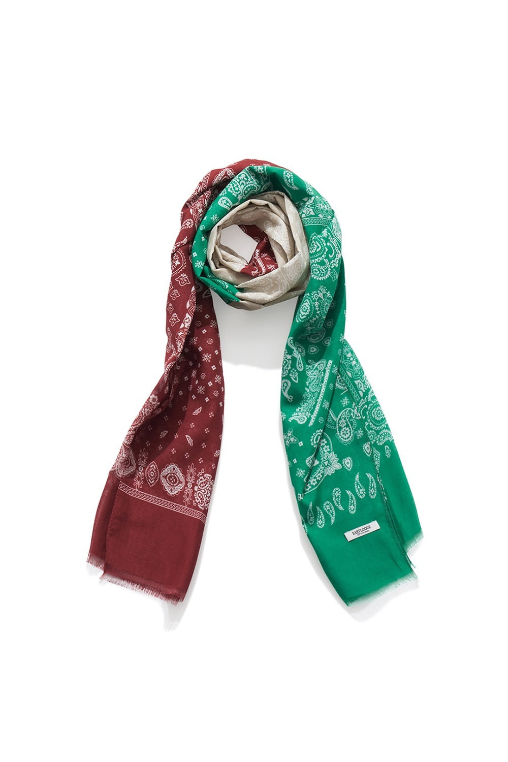MULTI COLOR SILK SCARF / COLOR 1