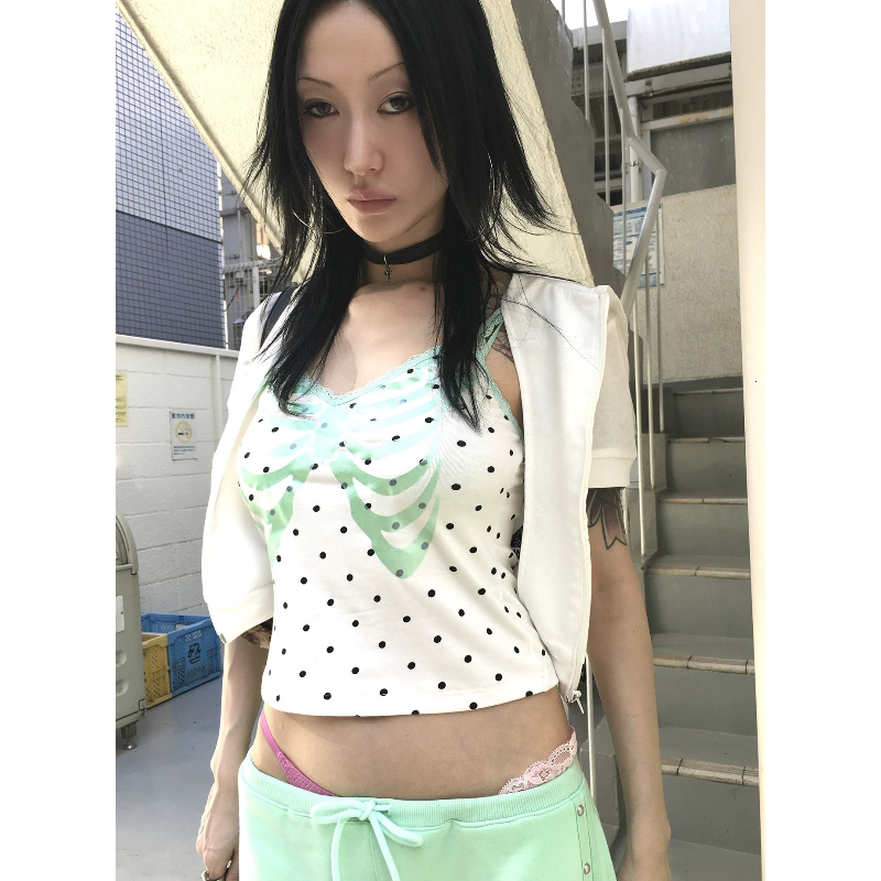 THE SHOPPER 더 쇼퍼 | FOURFORTY DOTTY BONED CAMI