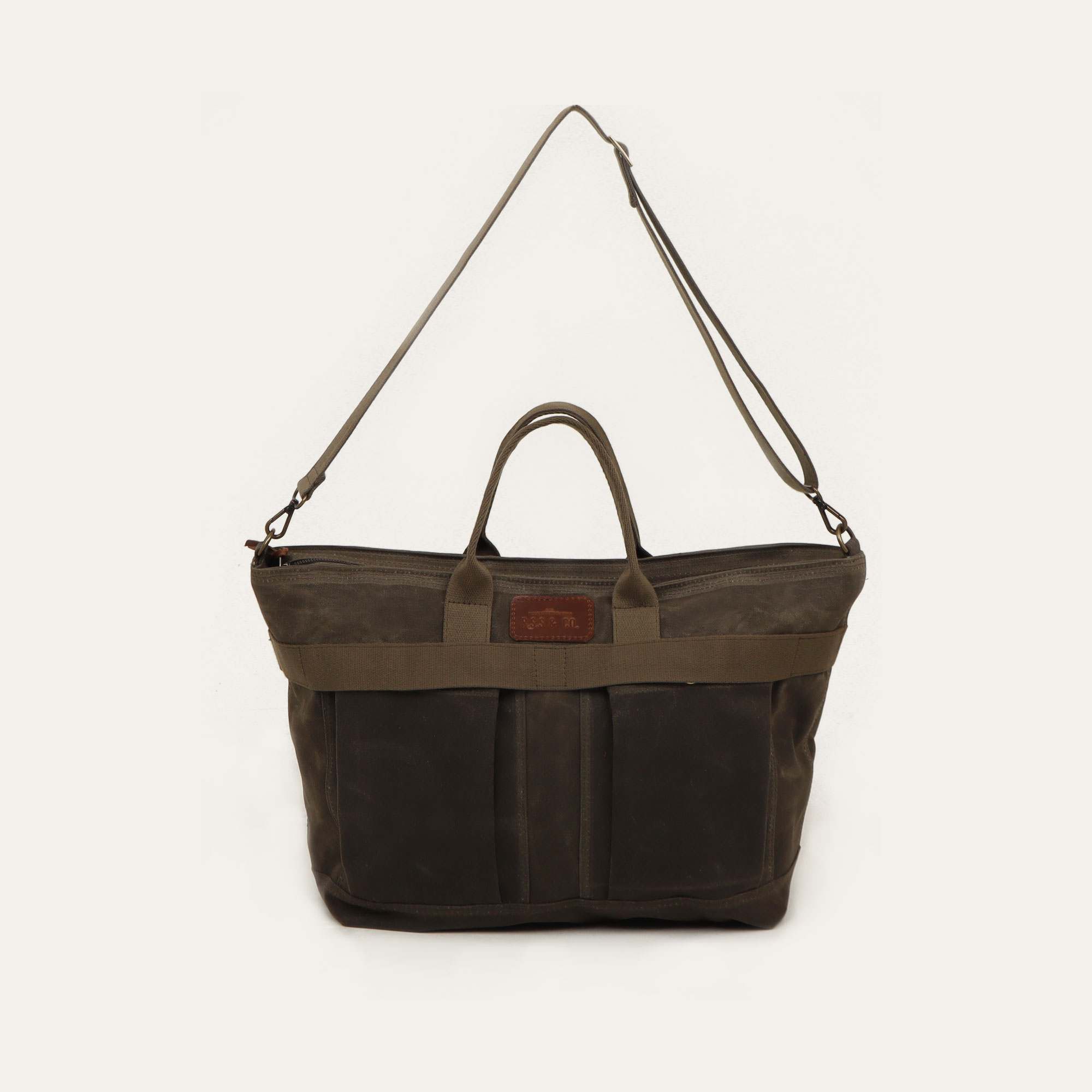 sienna leather haus | Vintage Wax Canvas Helmet Bag