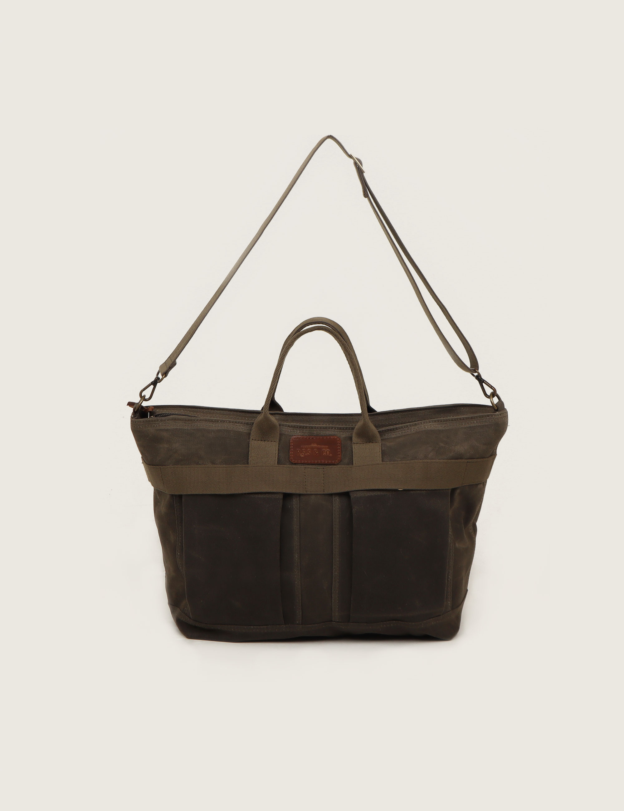 sienna leather haus | Vintage Wax Canvas Helmet Bag