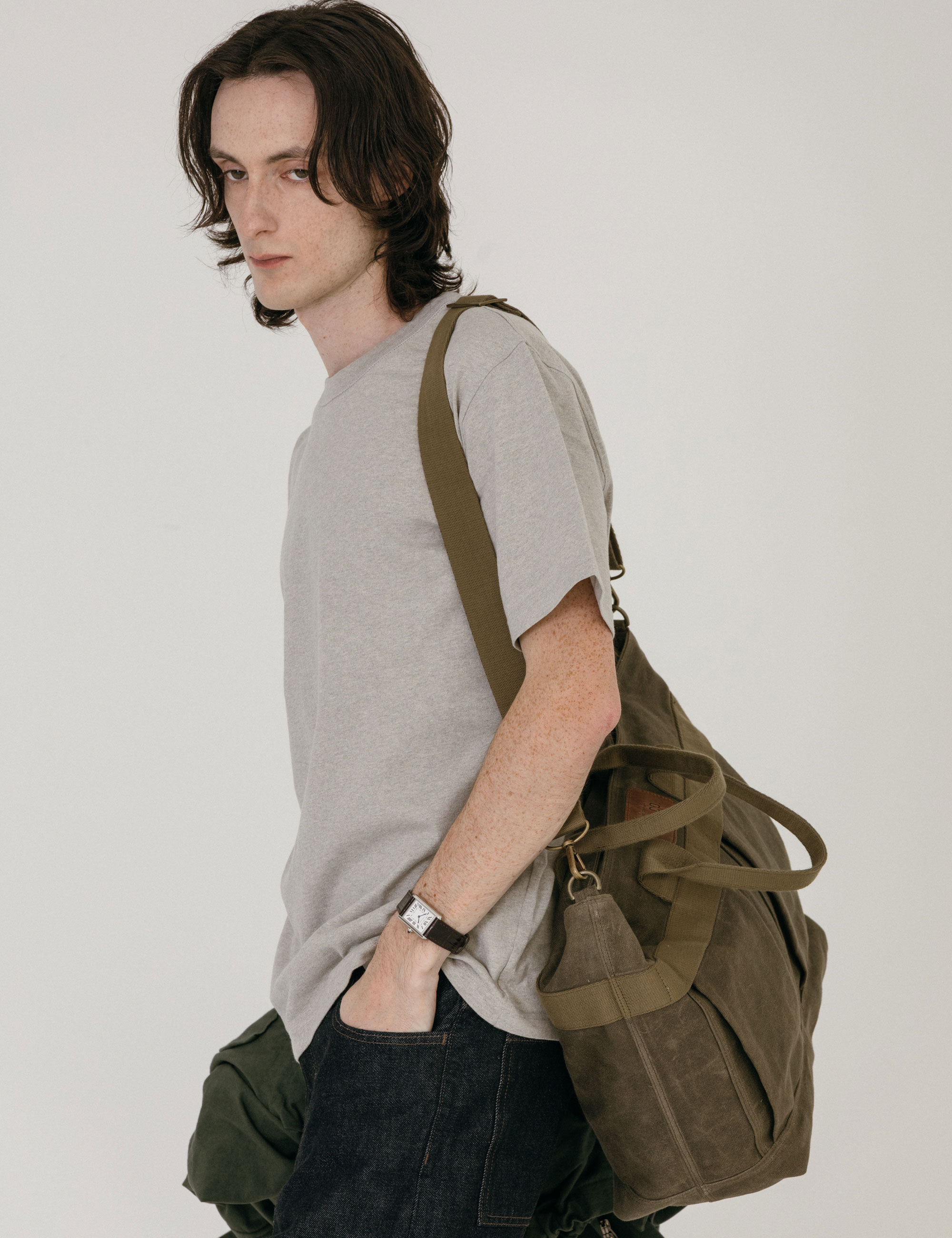 sienna leather haus | Vintage Wax Canvas Helmet Bag