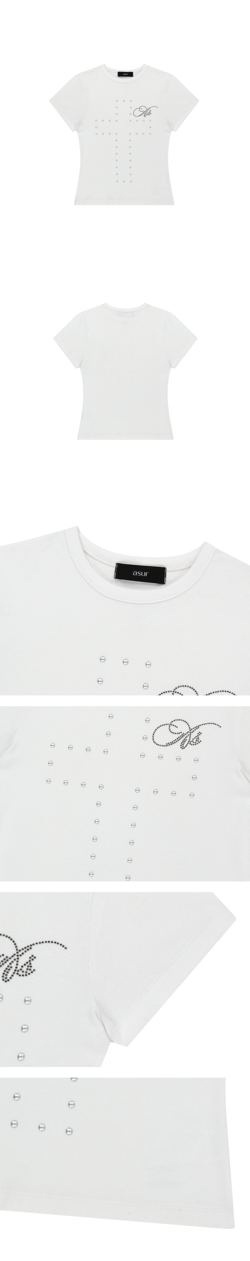 Cross Hotfix T-Shirts White | ファッション通販サイト NUGU