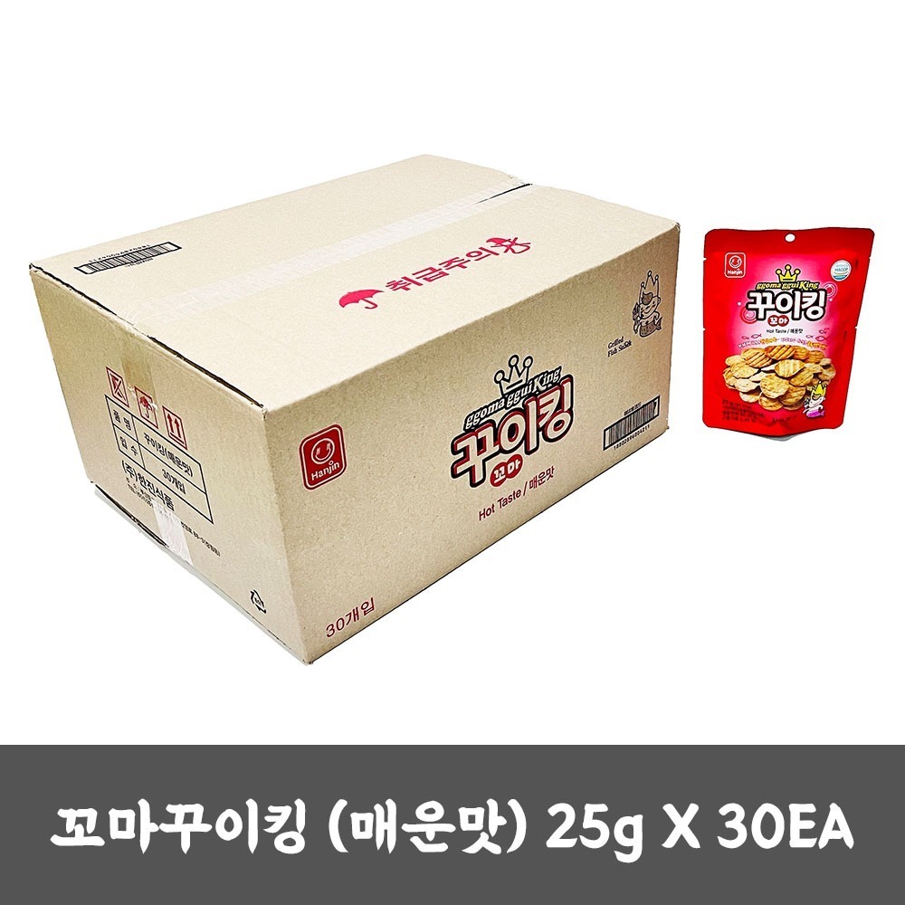 꼬마꾸이킹 (매운맛) 25g X 30EA