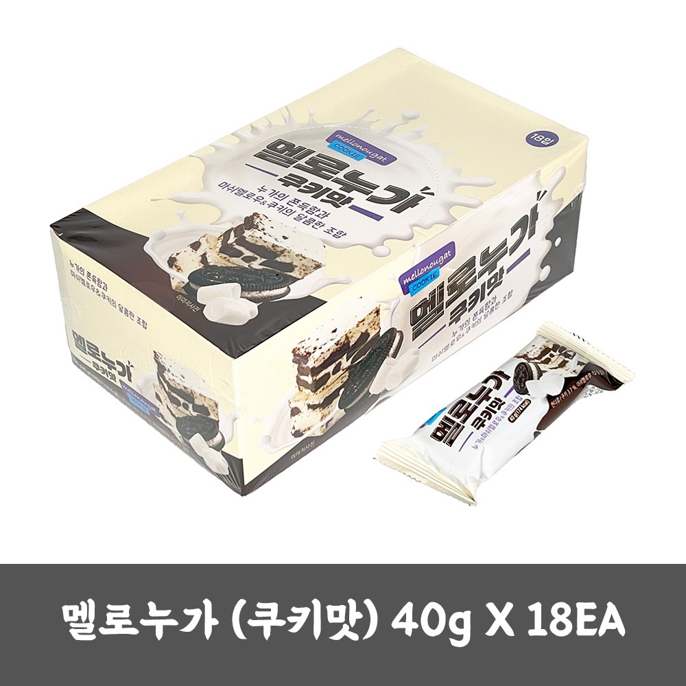 멜로누가 (쿠키맛) 40g X 18EA