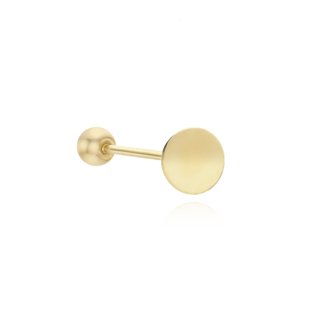 빠른배송][THANK YOU] 라운드 원형판 피어싱 MEM16323 | 미니골드