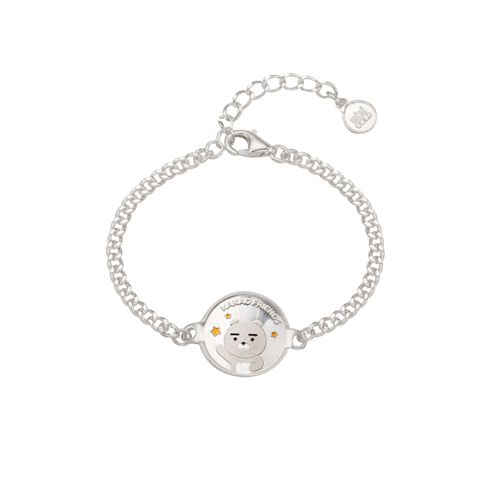 카카오 프렌즈] 라이언 코인 키즈 팔찌 MBS03814 | 미니골드