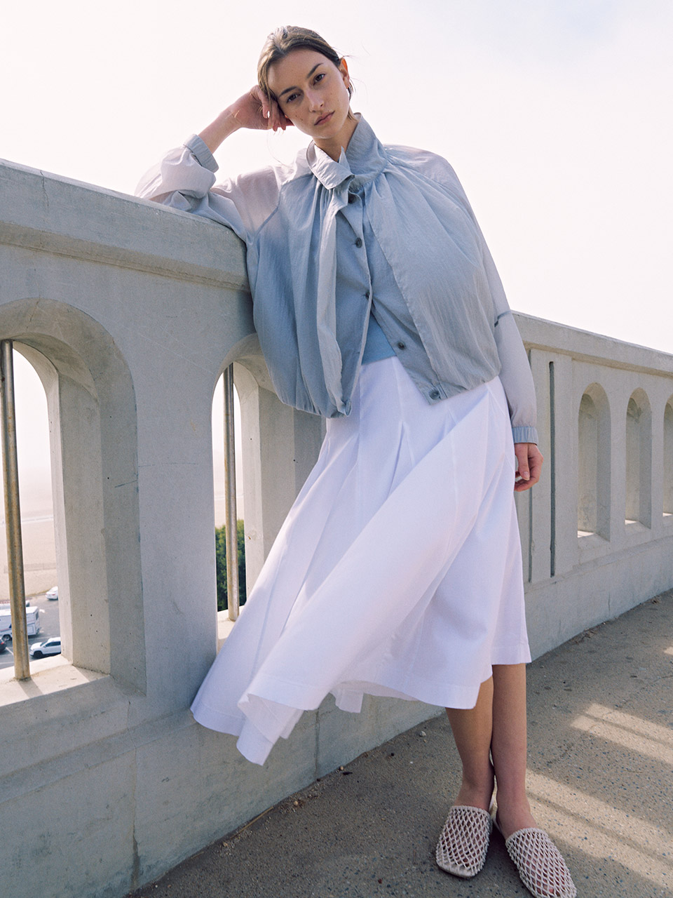 Panel Flared Skirt KW6MS4280_01 - JOY GRYSON