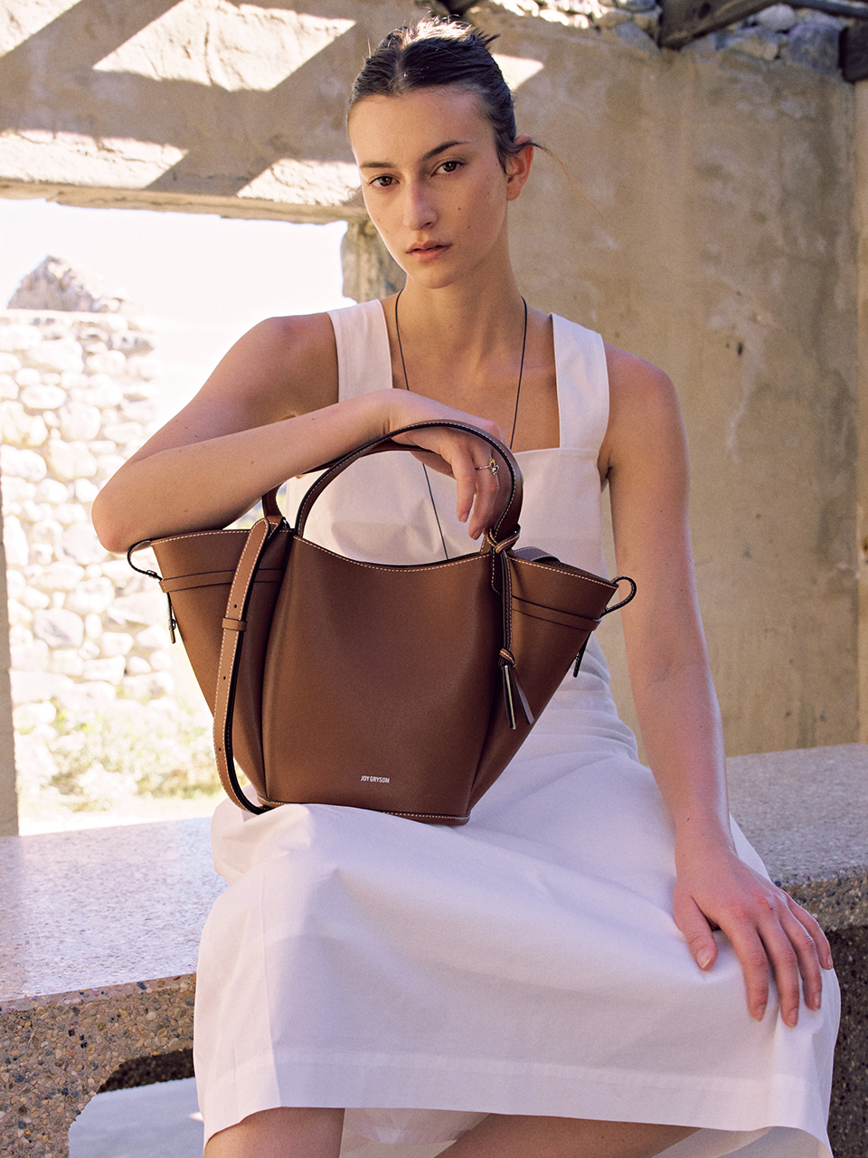 JOY GRYSON】 Vase Tote Bag Medium ベース トートバッグ (JOY GRYSON 