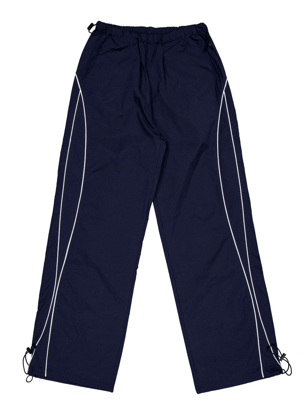 PIPE SIDE LINE TRACK PANTS - 2 COLORS NAVY