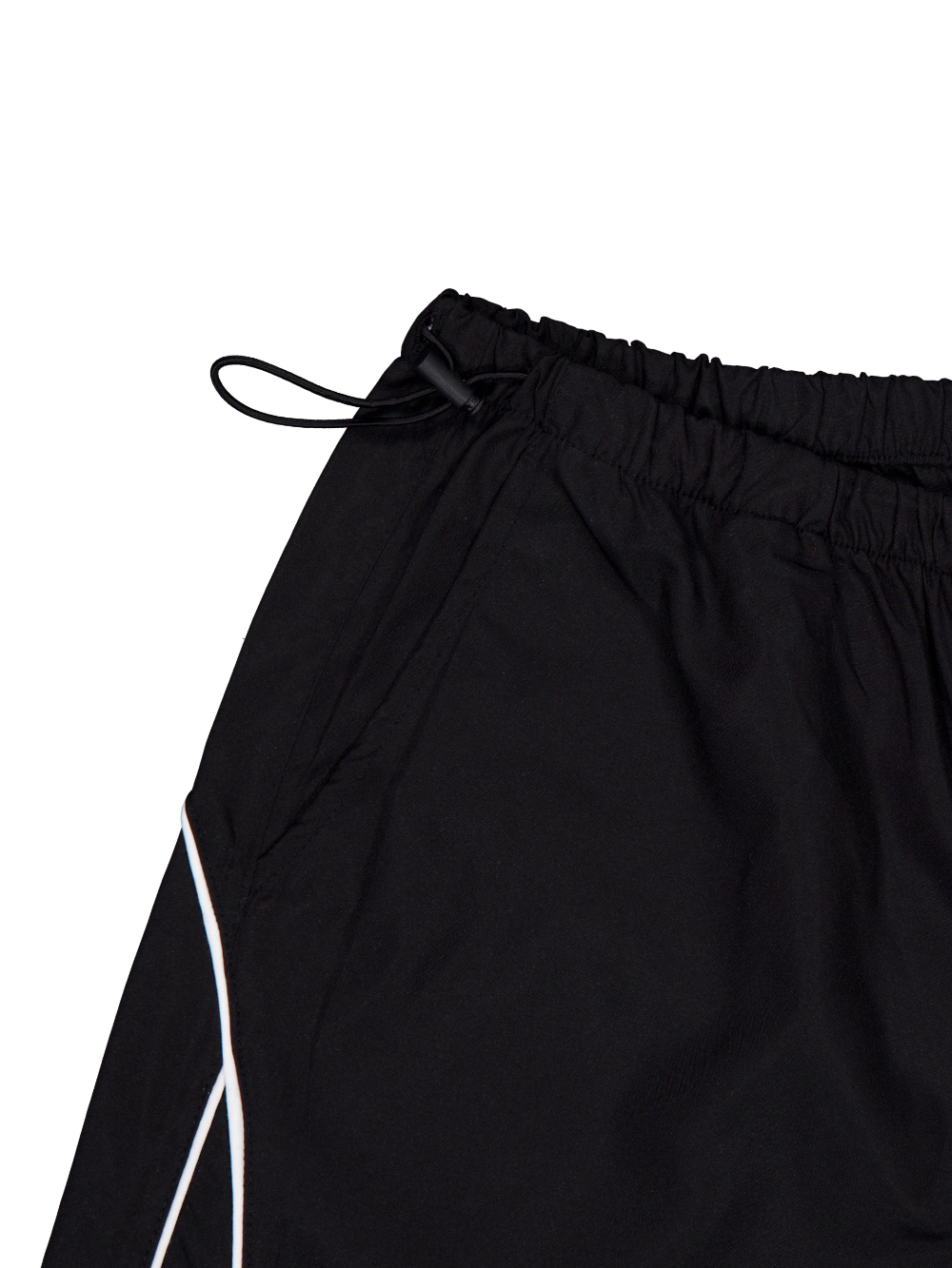 PIPE SIDE LINE TRACK PANTS - 2 COLORS BLACK