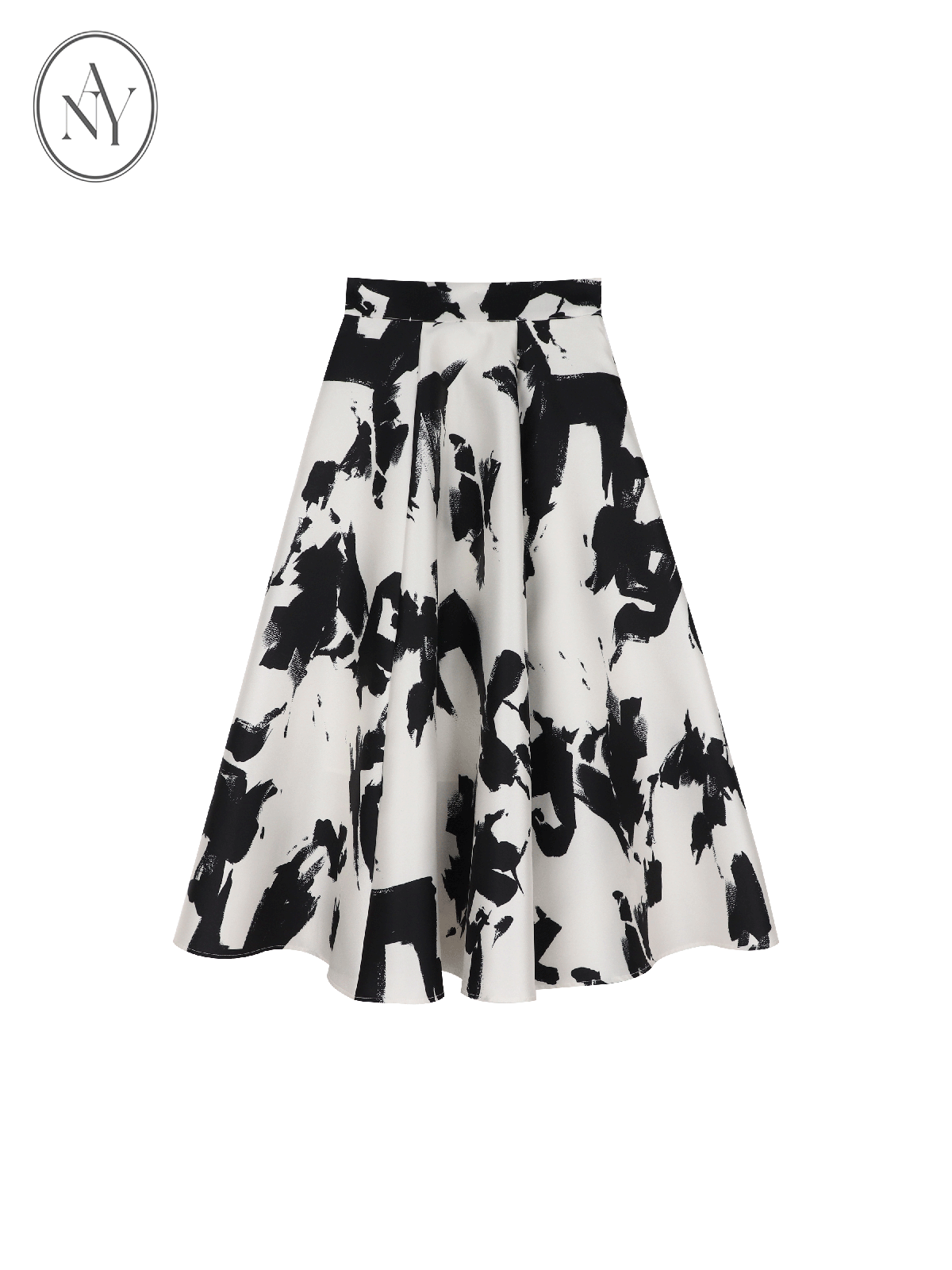 Flower Print Full Skirt