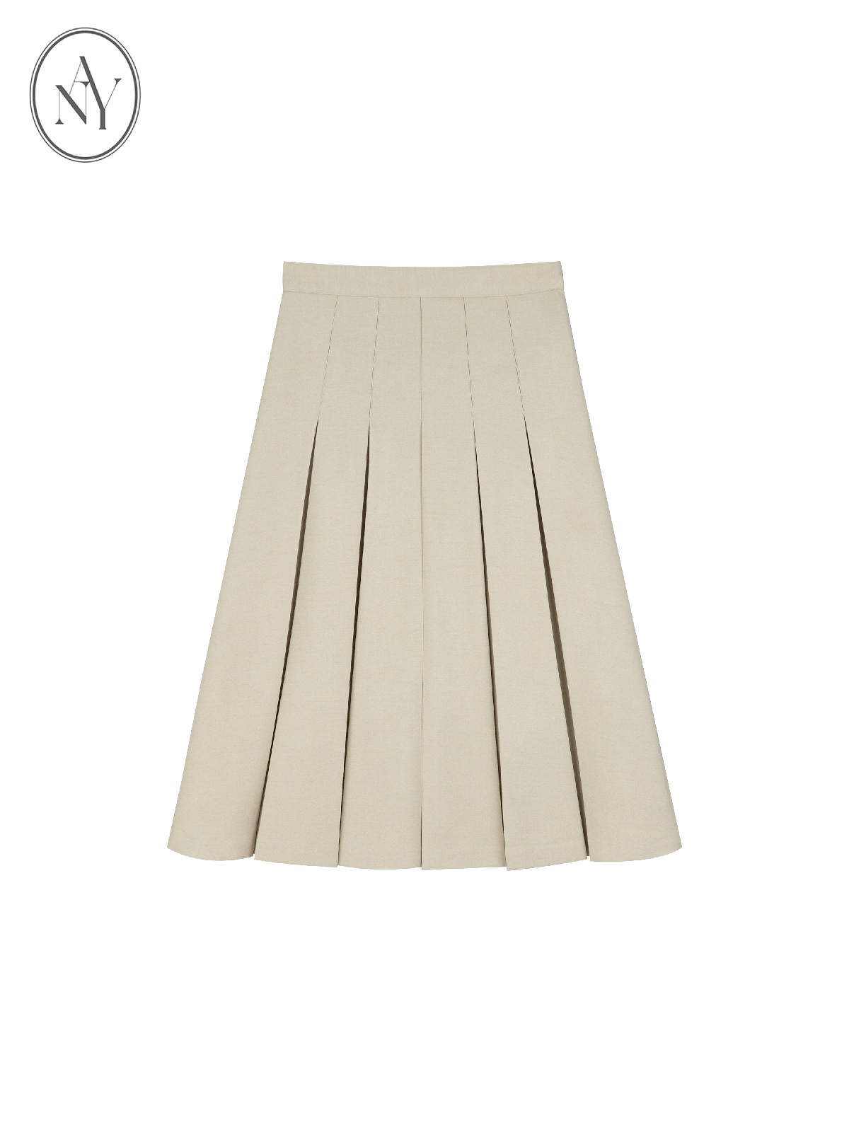 London Pleats Summer Wool Skirt