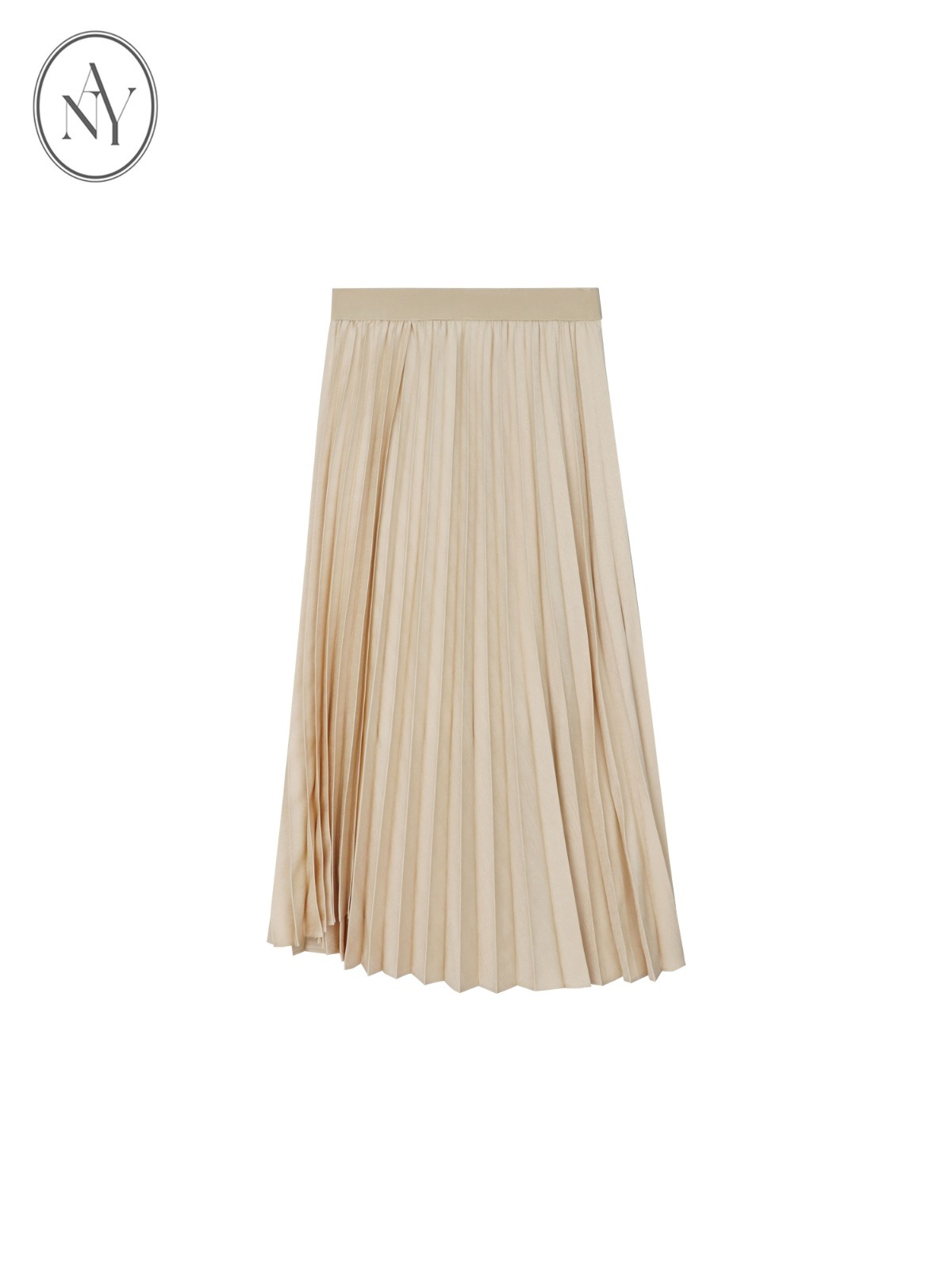 Glossy Pleats Skirt