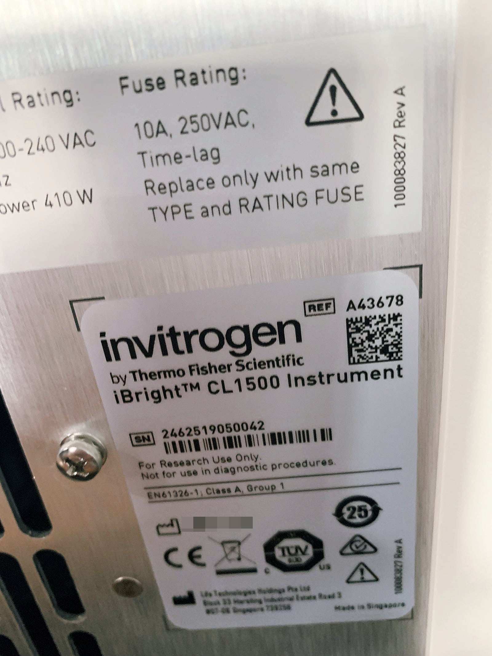 [판매완료] iBright CL1500 - Universal Bio Korea