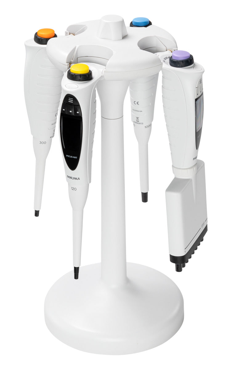[Sartorius]Pipette Stands_Charging Carousel for 4 electronic pipettes