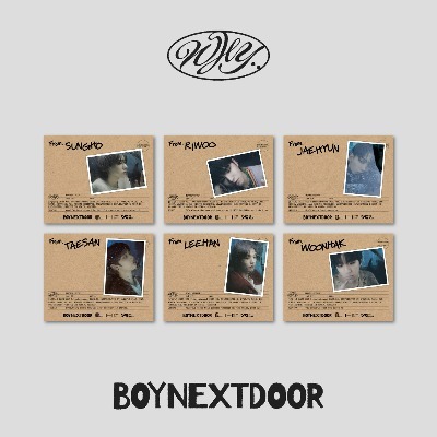BOYNEXTDOOR - 1st EP ‘WHY..’ (LETTER ver.) (Random ver.)