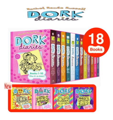 도크다이어리 18권 세트 영어원서 Dork Diaries 음원제공 - 제이제이브라더