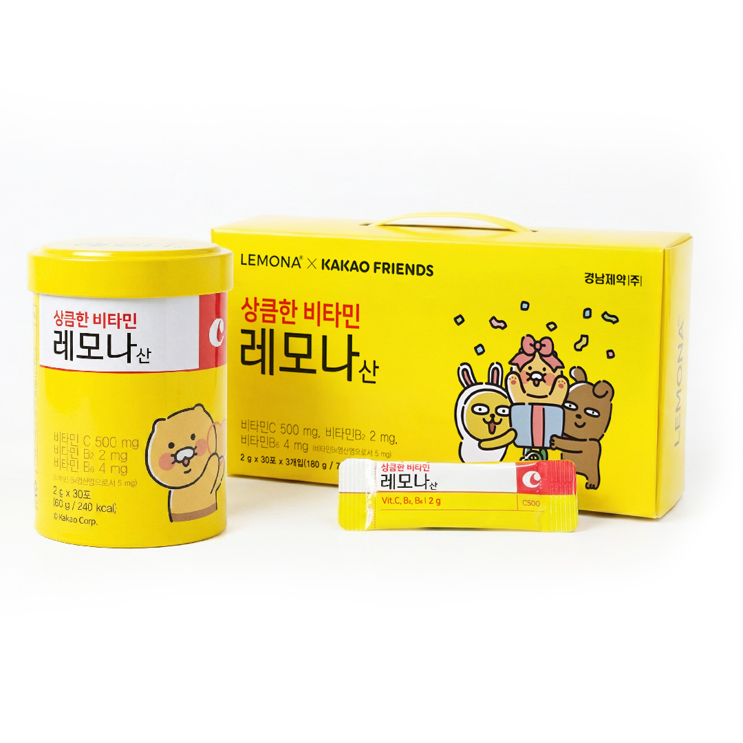 경남제약 레모나 카카오프렌즈 에디션[한정판](쇼핑백 포함)