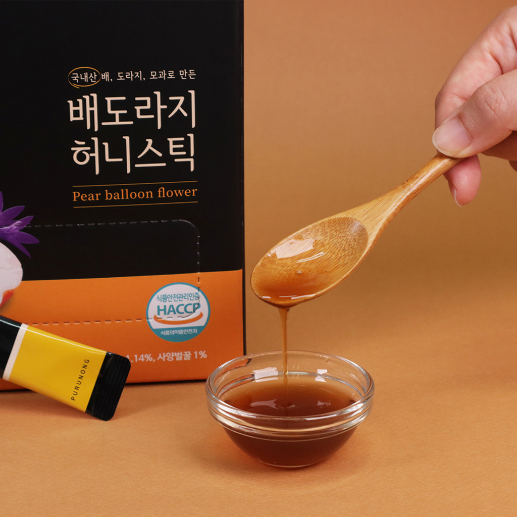푸르농 | 국내산 배도라지 허니스틱 선물세트