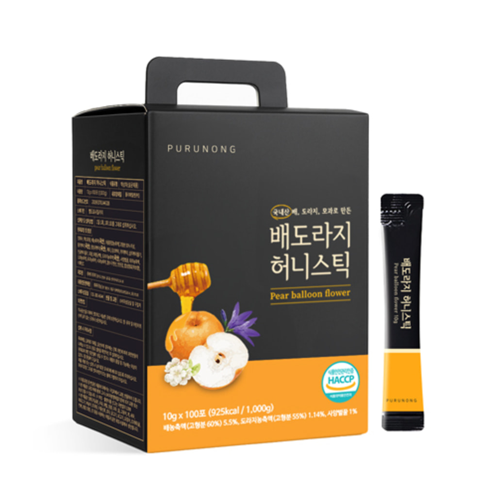 푸르농 | 국내산 배도라지 허니스틱 선물세트