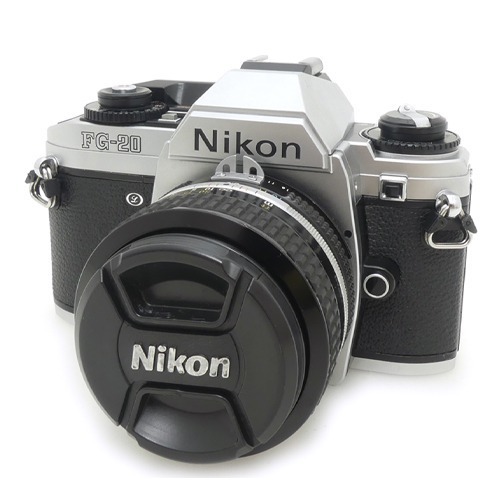 [중고] 니콘 Nikon FG-20 BODY + 니콘 MF NIKKOR 50mm F1.4 (A)