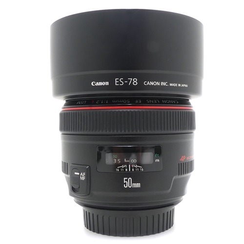 [중고] 캐논 Canon EF 50mm F1.2 L USM 정품 + ES-78 후드포함 (A+)