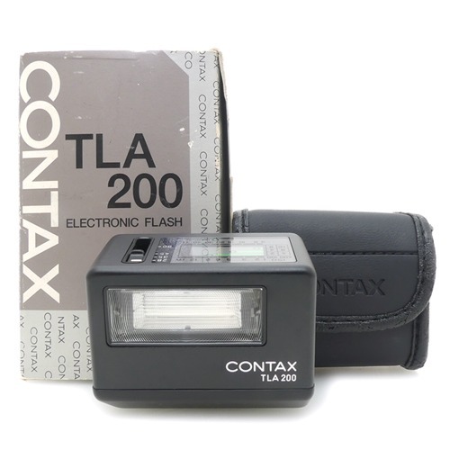 [중고] 콘탁스 CONTAX TLA 200 ELECTRONIC [ BLACK ] 플래쉬 , 박스품 (S)