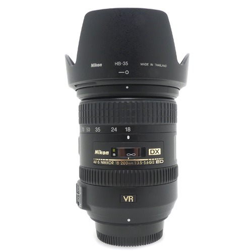[중고] 니콘 Nikon AF-S DX VR II Zoom NIKKOR 18-200mm F3.5-5.6G II (IF) ED 정품 [ VR2 ] + HB-35 후드포함 (A)