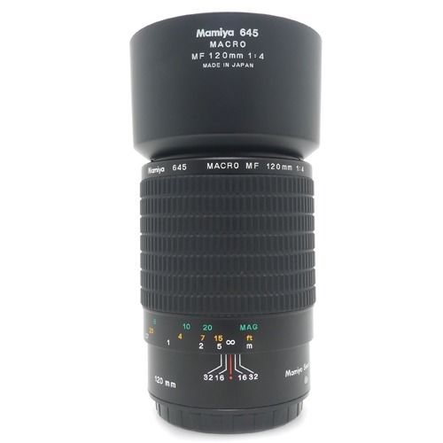 [중고-위탁판매] 마미야 Mamiya 645 Macro MF 120mm F4 Sekor D Lens + 후드포함 (A+)