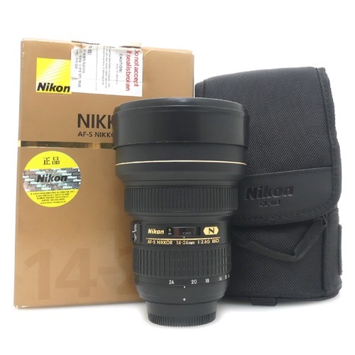 [중고] 니콘 Nikon AF-S NIKKOR 14-24mm F2.8 G ED -N- 정품 , 박스품 (A)