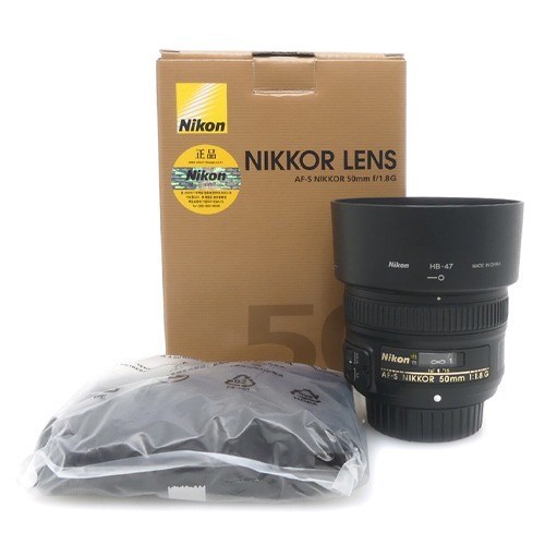 [중고] 니콘 Nikon AF-S NIKKOR 50mm F1.8 G 정품 , 미등록 , 박스품 (S)