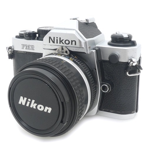 [중고] 니콘 Nikon FM2 N BODY + 니콘 Nikon MF NIKKOR 50mm F1.4 (A-)