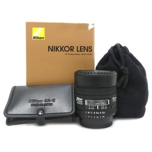 [중고] 니콘 Nikon AF Fisheye-Nikkor 16mm F2.8 D 박스품 [ 어안렌즈 ]  (S)