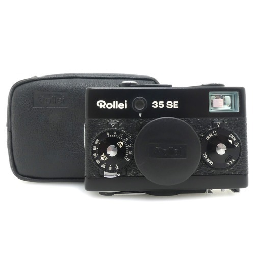 [중고-위탁판매] 롤라이 Rollei 35 SE [ Black ] - Roiiei-HFT Sonnar 40mm F2.8 + 스트랩 , 케이스포함 (A)