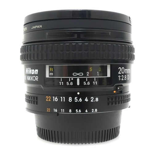 [중고] 니콘 Nikon AF NIKKOR 20mm F2.8 D 정품 (A+)