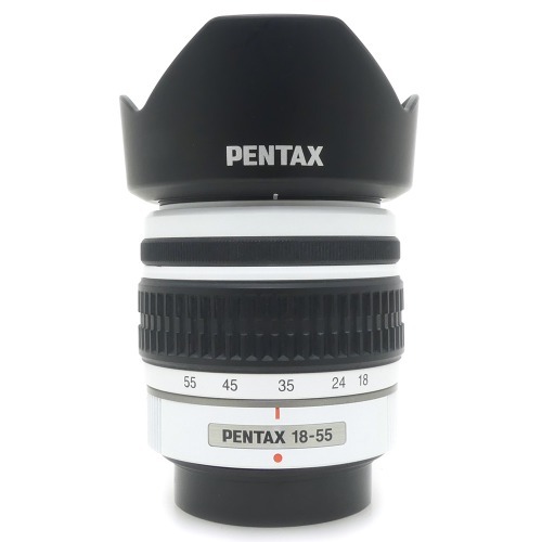 [중고] 펜탁스 PENTAX SMC DA 18-55mm F3.5-5.6 AL - White - + 후드포함 (A+)
