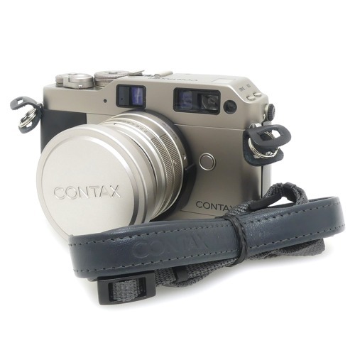 [중고] 콘탁스 CONTAX G1 BODY + 콘탁스 CONTAX Planar G 45mm F2 T* + 콘탁스 필터 , 후드 , 후드캡 , 스트랩포함 (A+)